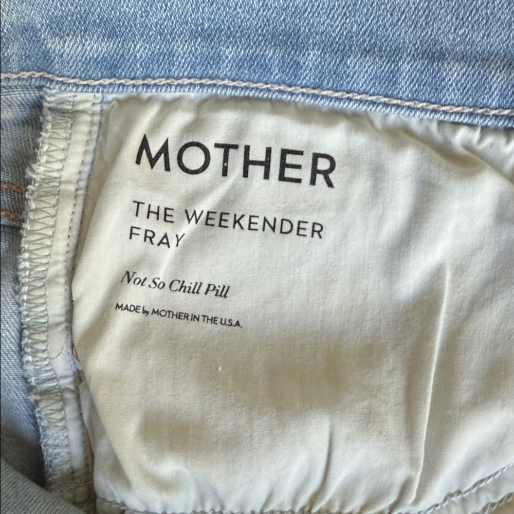 MOTHER The Weekender Fray in Not So Chill Pill - Picture 7 of 10